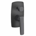 Bellino Gun Metal Grey Gold Shower Mixer With Diverter | WMD204.06