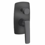 Bellino Gun Metal Grey Gold Shower Mixer With Diverter | WMD204.06
