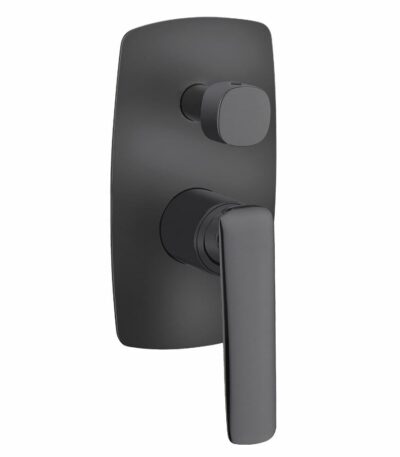 Bellino Gun Metal Grey Gold Shower Mixer With Diverter | WMD204.06