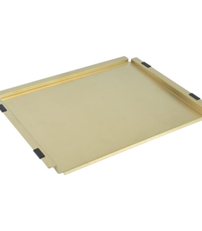 Bench Top Draining Tray – Brushed Brass – Essential Series