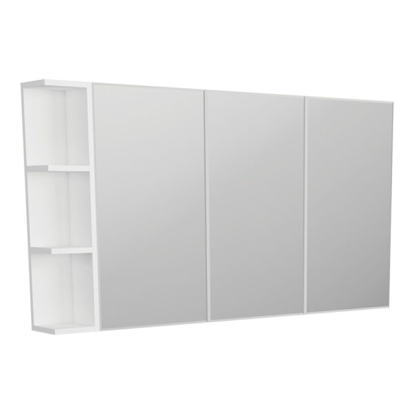 Bevel Edge 1200 Mirror Cabinet, 1 Side Shelf