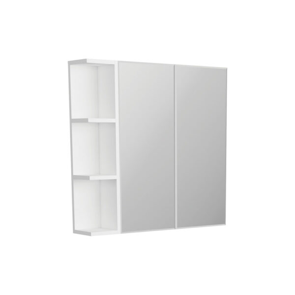 Bevel Edge 600 Mirror Cabinet, 1 Side Shelf