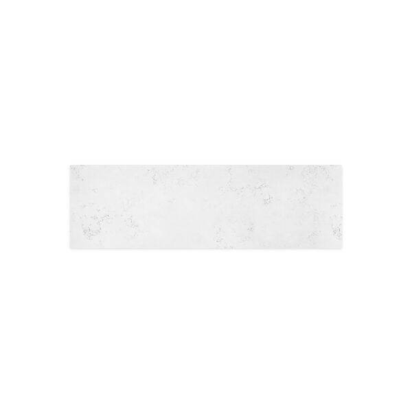 Bianco Marble Silica Free Stone Top, Ensuite Depth, 1200mm