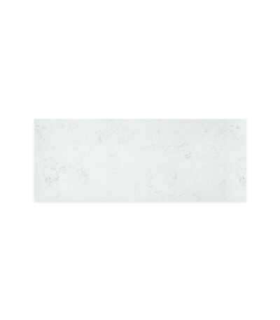 Bianco Marble Silica Free Stone Top, Rectangular Full Depth, 1200mm