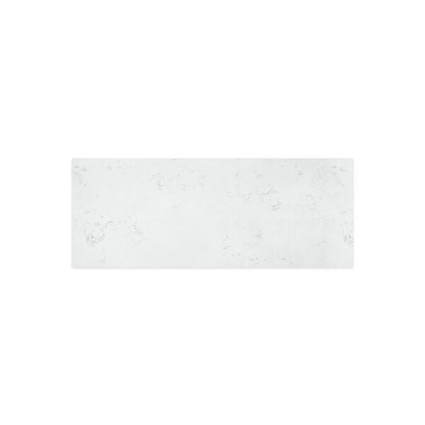 Bianco Marble Silica Free Stone Top, Rectangular Full Depth, 1200mm