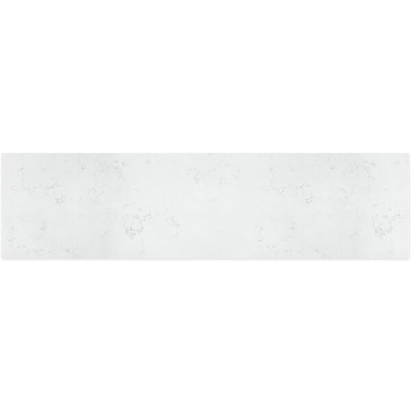 Bianco Marble Silica Free Stone Top, Rectangular Full Depth, 1800mm