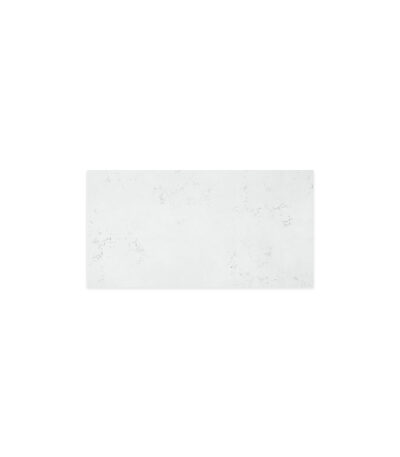 Bianco Marble Silica Free Stone Top, Rectangular Full Depth, 900mm