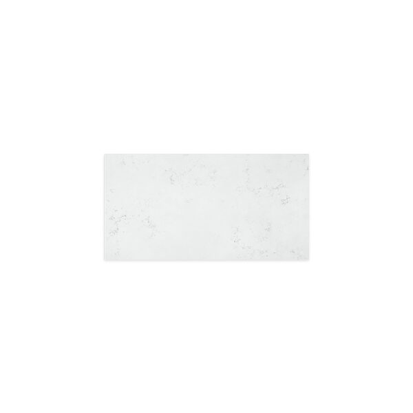 Bianco Marble Silica Free Stone Top, Rectangular Full Depth, 900mm