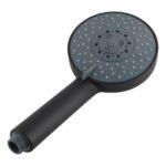 Black 5 Function Round Handheld Shower Spray | OX-R3.HHS