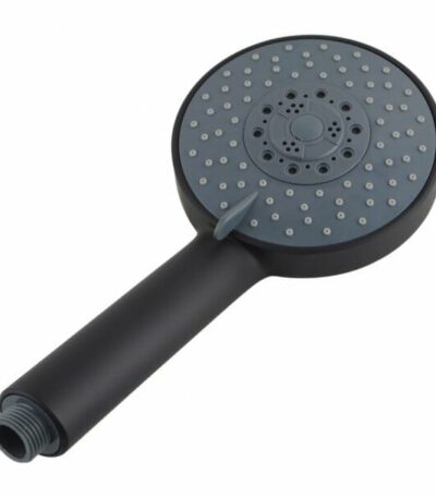 Black 5 Function Round Handheld Shower Spray | OX-R3.HHS