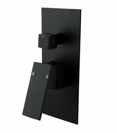 Black Shower/Bath Mixer Diverter Long Cover | OX0115CL.ST