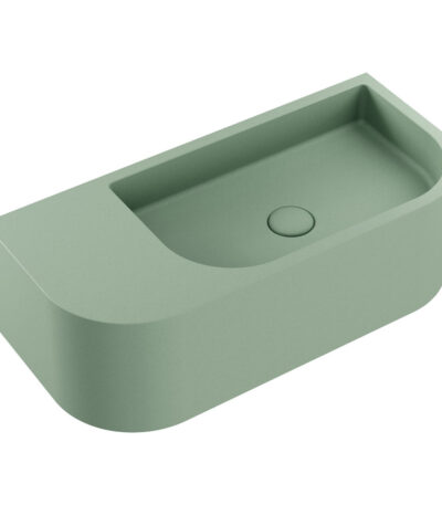 Blanca Concrete Wall Basin, Sage