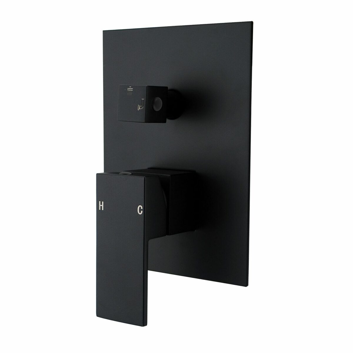 BLAZE Black Shower/Bath Mixer Diverter | OX0115.ST