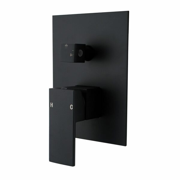 BLAZE Black Shower/Bath Mixer Diverter | OX0115.ST