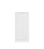 Bondi Laundry 415 Fluted White Base Cabinet