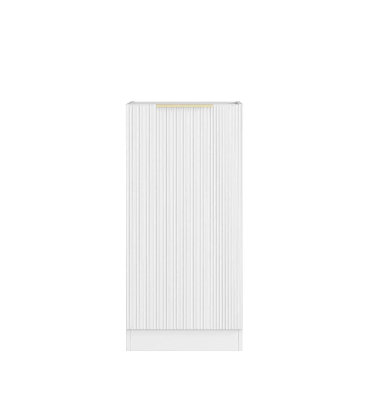 Bondi Laundry 415 Fluted White Base Cabinet