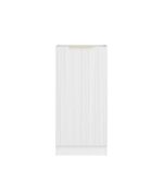 Bondi Laundry 415 Fluted White Base Cabinet