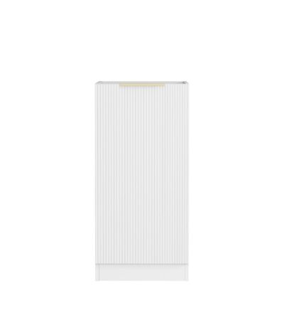 Bondi Laundry 415 Fluted White Base Cabinet