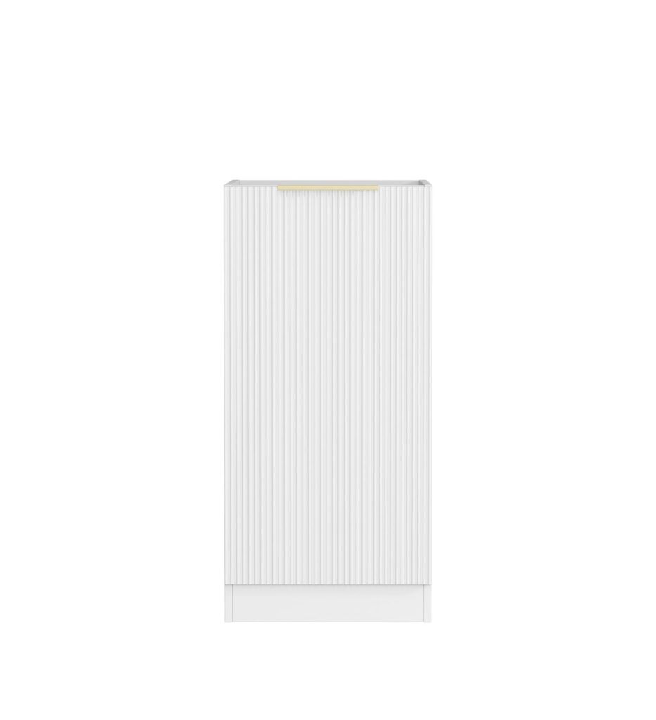 Bondi Laundry 415 Fluted White Base Cabinet