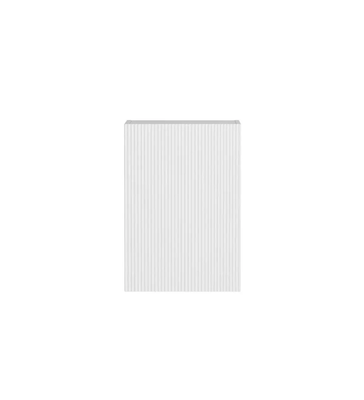 Bondi Laundry 415 Fluted White Wall Cabinet