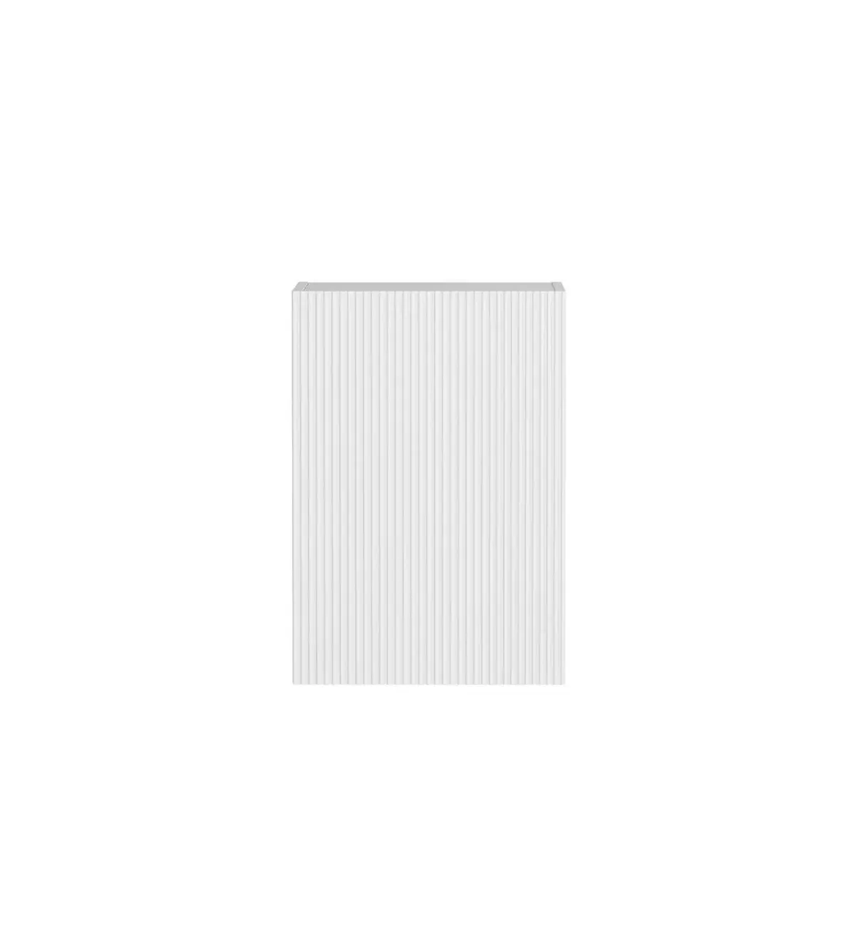 Bondi Laundry 415 Fluted White Wall Cabinet