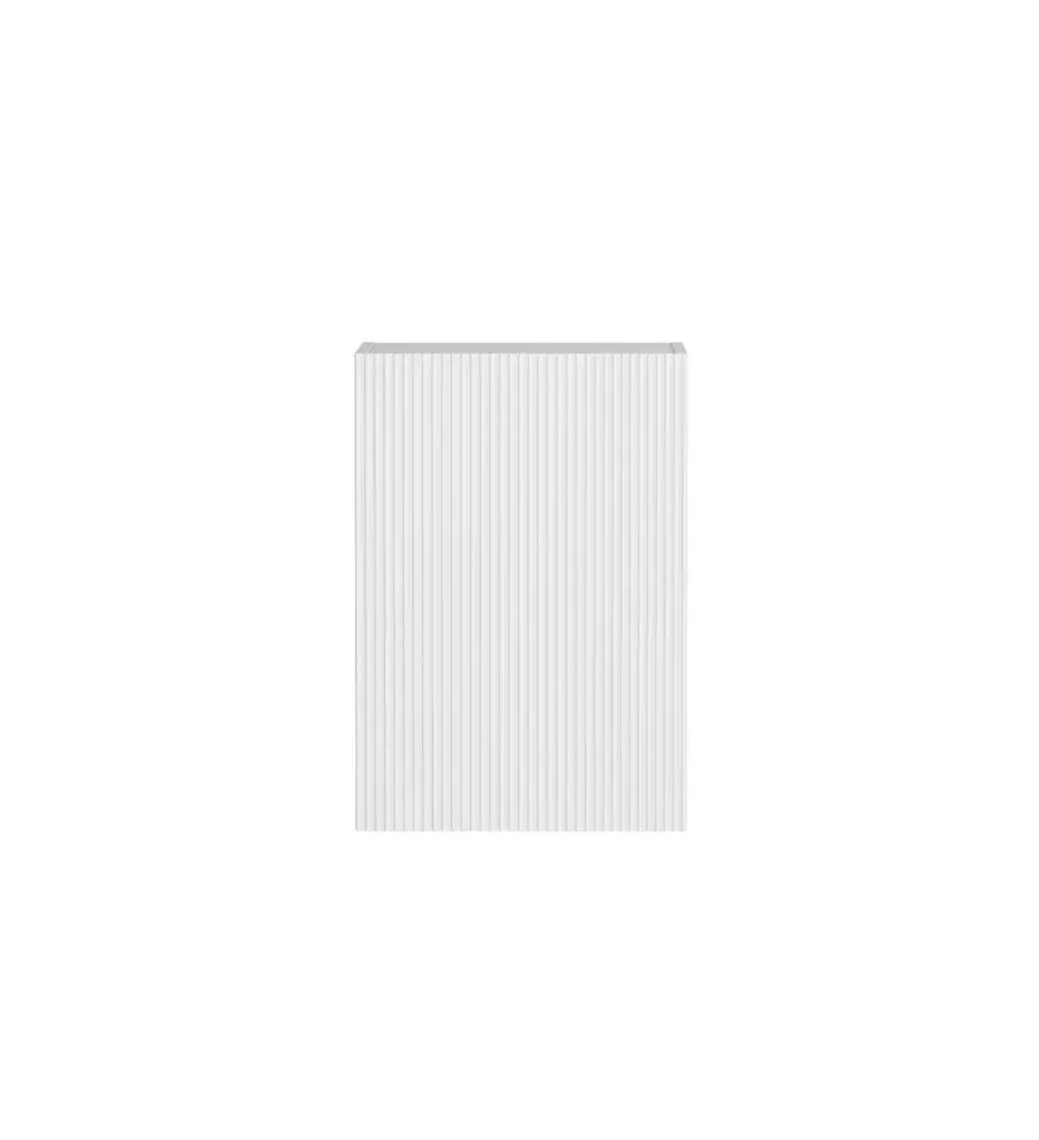 Bondi Laundry 415 Fluted White Wall Cabinet