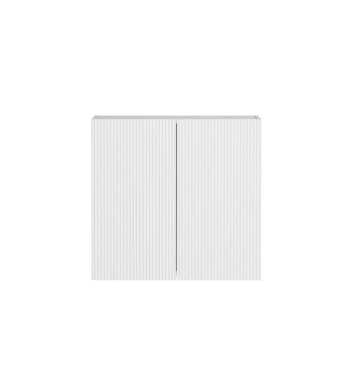 Bondi Laundry 630 Fluted White Wall Cabinet