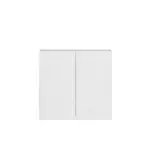 Bondi Laundry 630 Fluted White Wall Cabinet