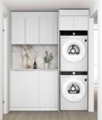 Bondi White Laundry Kit 1715x600x2100