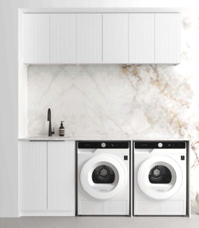 Bondi White Laundry Kit 1960x600x2100