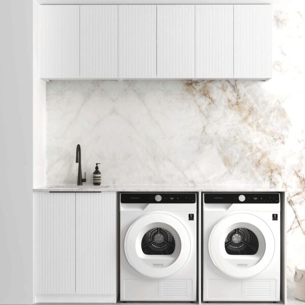 Bondi White Laundry Kit 1960x600x2100
