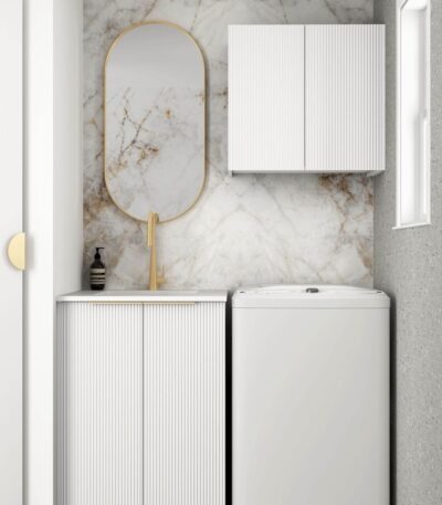 Bondi White Mini Laundry