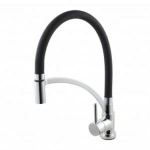 Brass Pull Down Rubber Spout Kitchen Mixer | CH1039.KM