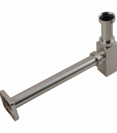 Brushed Nickel Basin Bottle Trap 32mm Solid Brass
