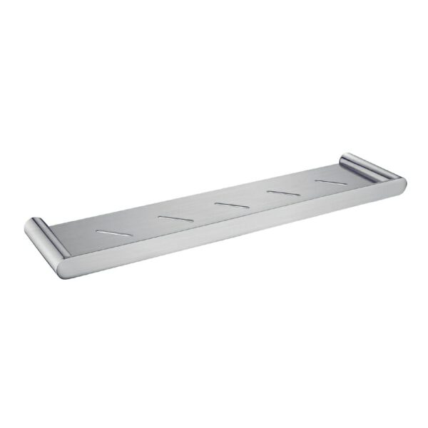 Brushed Nickel Brass Shower Shelf