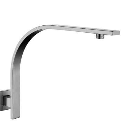 Brushed Nickel Gooseneck Wall Mounted Shower Arm