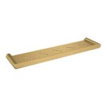 Brushed Yellow Gold Brass Shower Shelf
