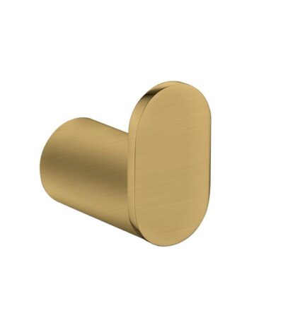 Brushed Yellow Gold Round Robe Hook