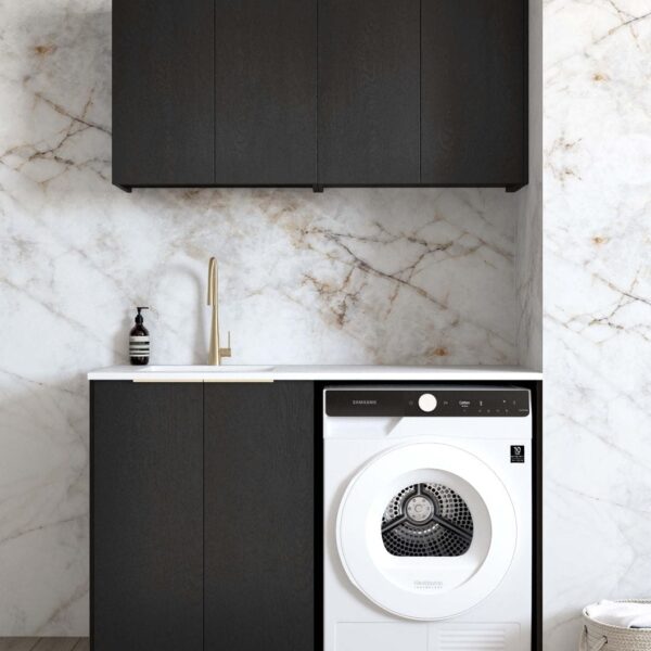 Byron/Bondi Black Oak Laundry Kit 1305x600x2100