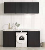 Byron/Bondi Black Oak Laundry Kit 1960x600x2100