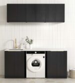 Byron/Bondi Black Oak Laundry Kit 1960x600x2100