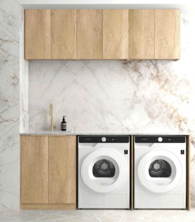 Byron/Bondi Natural Oak Laundry Kit 1960x600x2100