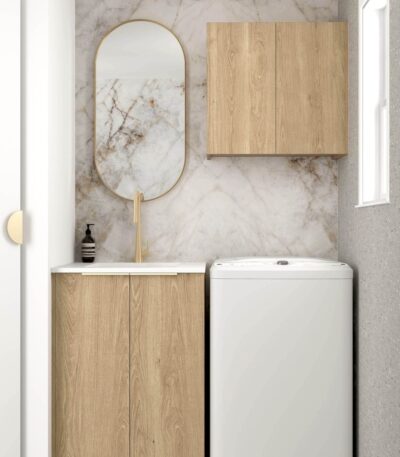 Byron/Bondi Natural Oak Mini Laundry