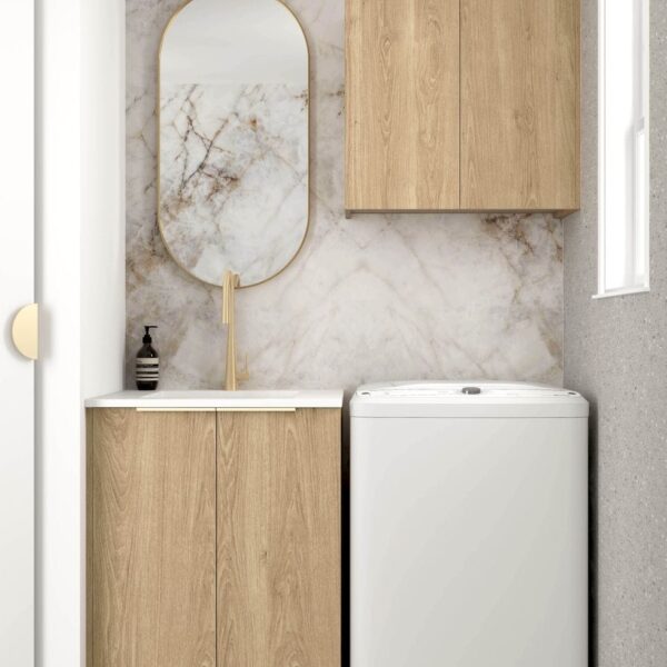 Byron/Bondi Natural Oak Mini Laundry