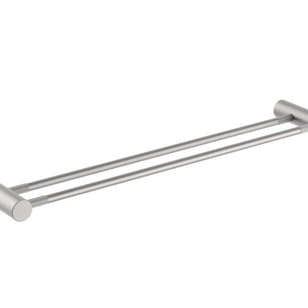 CADDENCE Brushed Nickel Double Towel Rail - 600mm | BU9002.TR