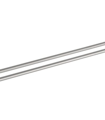 CADDENCE Brushed Nickel Double Towel Rail - 800mm | BU9002.8.TR