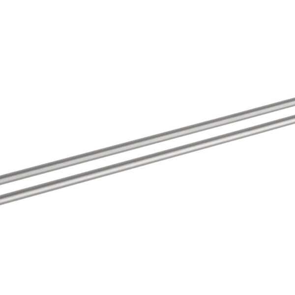 CADDENCE Brushed Nickel Double Towel Rail - 800mm | BU9002.8.TR