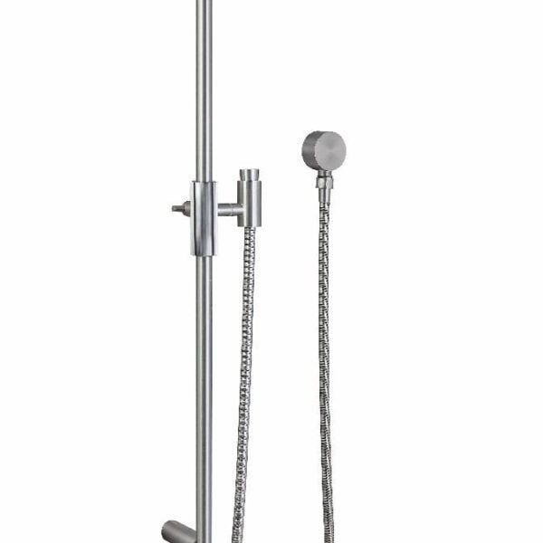 CADDENCE Brushed Nickel Shower Rail without Handheld Shower | BU2151.SH.N