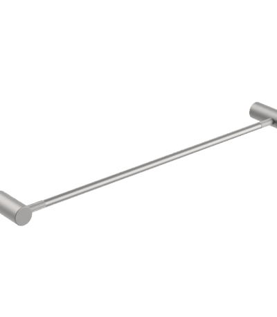 CADDENCE Brushed Nickel Single Towel Rail - 600mm | BU9001.TR