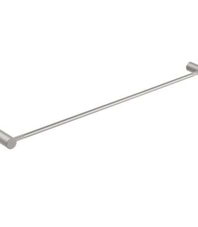 CADDENCE Brushed Nickel Single Towel Rail - 800mm | BU9001.8.TR